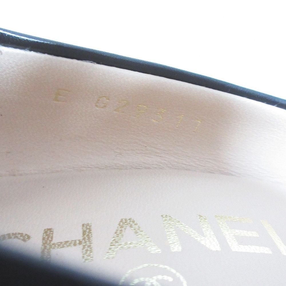 Chanel Chanel Chanel Coco Mark Heel Leather Pumps Leather Shoes G29311 DUTY FREE for USA Size ONE SIZE - 8 Thumbnail