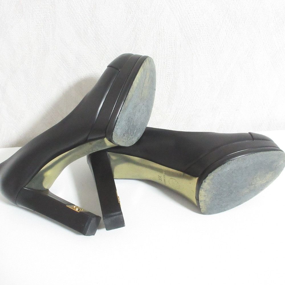 Chanel Chanel Chanel Coco Mark Heel Leather Pumps Leather Shoes G29311 DUTY FREE for USA Size ONE SIZE - 9 Thumbnail