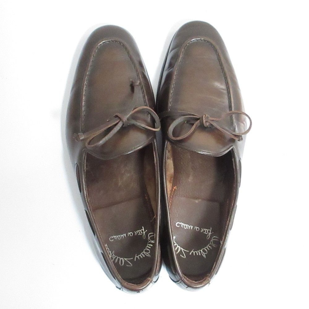 Other Other Santoni Leather Loafers Leather Shoes 9517 DUTY FREE for USA Size ONE SIZE - 4 Thumbnail