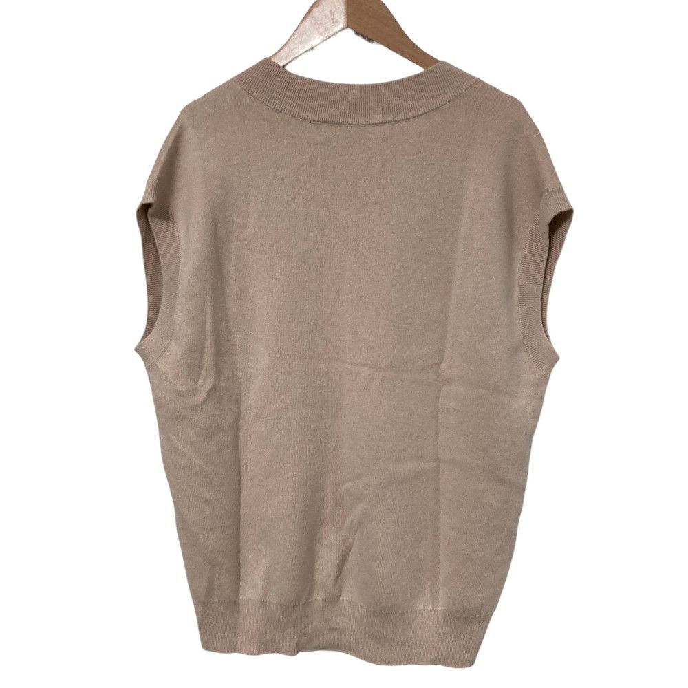 Other Other CABaN Cotton Cashmere V Neck Knit Vest Textile Tops 59-02-34-02005 DUTY FREE for USA Size ONE SIZE - 2 Thumbnail