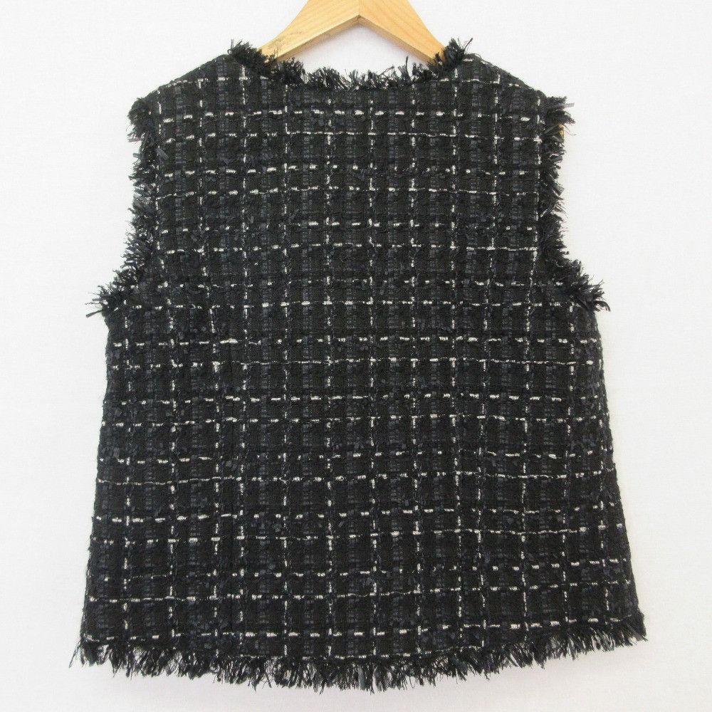 Other Other Aveniretoile Tweed Knit Vest Textile Tops S346-006 DUTY FREE for USA Size ONE SIZE - 2 Thumbnail
