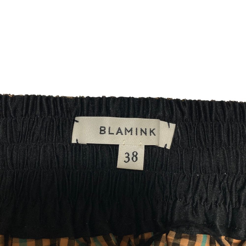Other Other Blamink Check Gathered Flare Skirt Textile Skirts 7924-299-0284 DUTY FREE for USA Size ONE SIZE - 4 Thumbnail