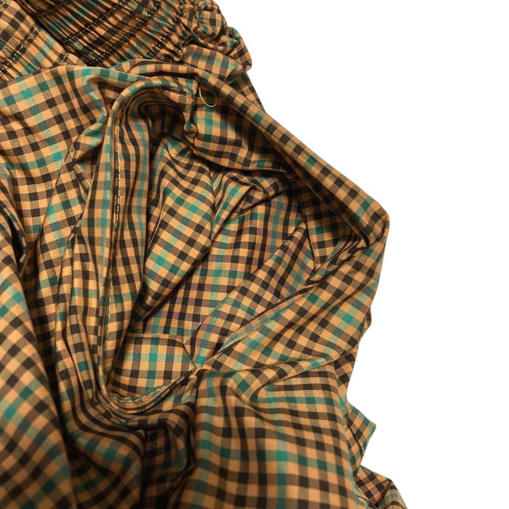 Other Other Blamink Check Gathered Flare Skirt Textile Skirts 7924-299-0284 DUTY FREE for USA Size ONE SIZE - 5 Thumbnail