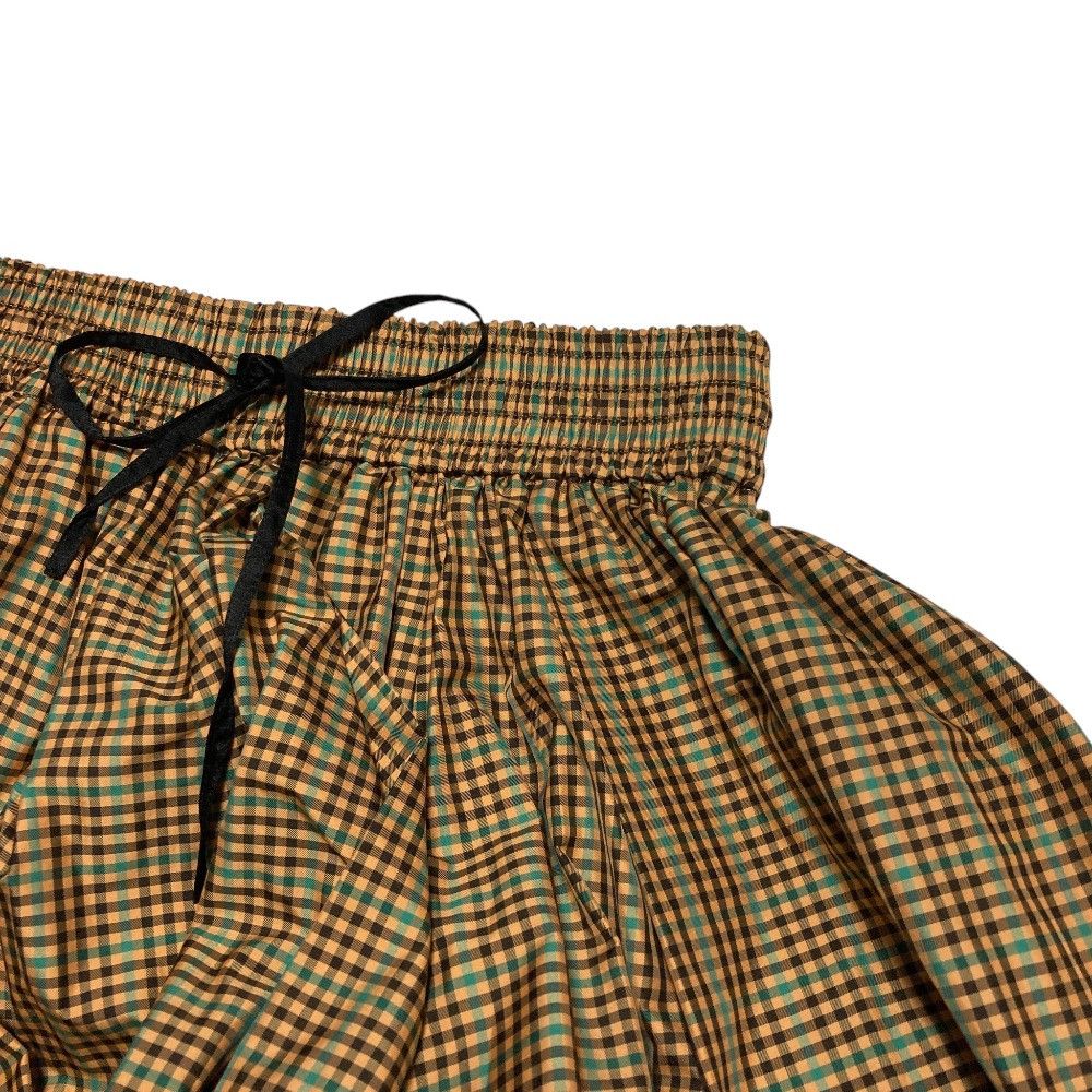Other Other Blamink Check Gathered Flare Skirt Textile Skirts 7924-299-0284 DUTY FREE for USA Size ONE SIZE - 3 Thumbnail