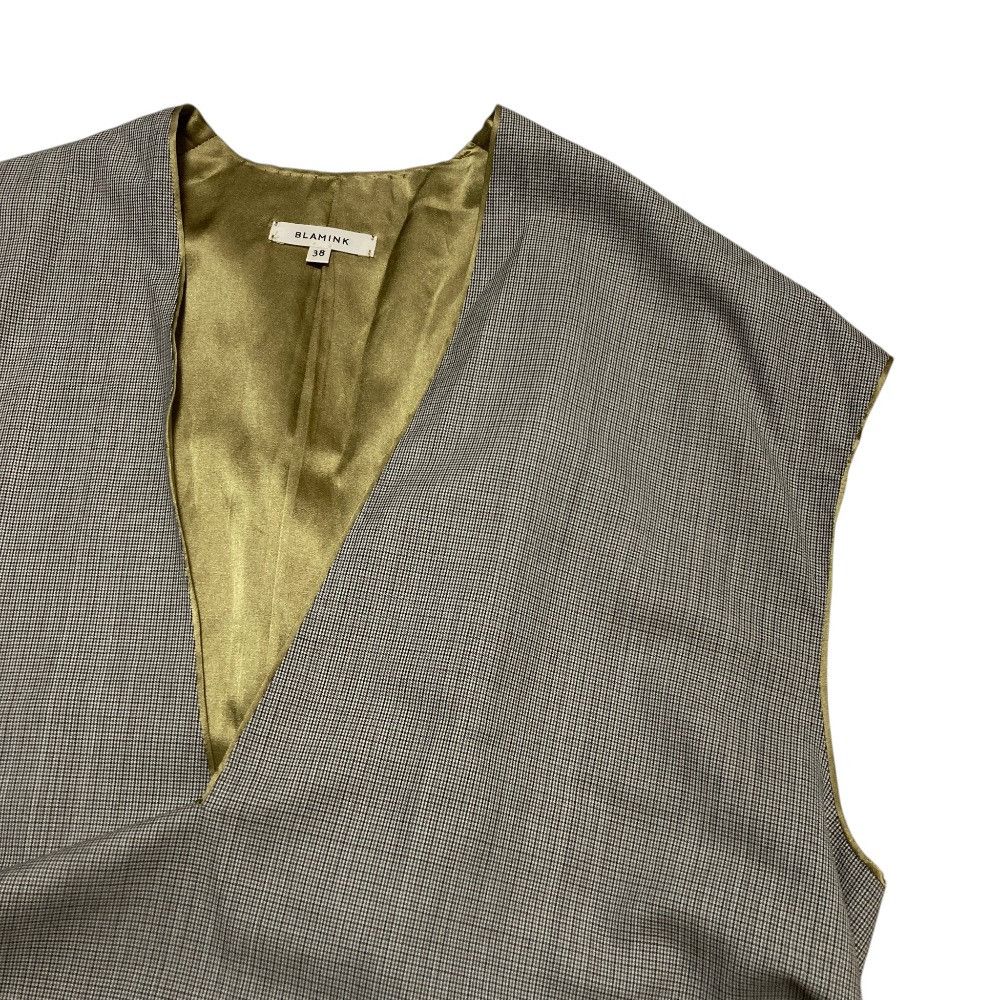 Other Other BLAMINK Fine Wool V Neck Dress Textile Dresses 7926-230-0165 DUTY FREE for USA Size ONE SIZE - 3 Thumbnail