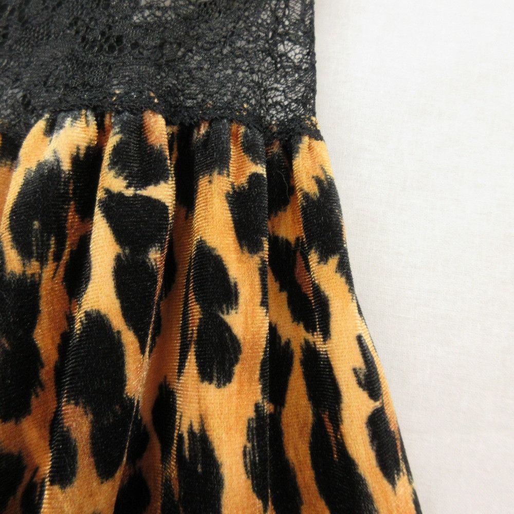 Other Other Blugirl Blumarine Velour Leopard Dress Textile Dresses DUTY FREE for USA Size ONE SIZE - 3 Thumbnail