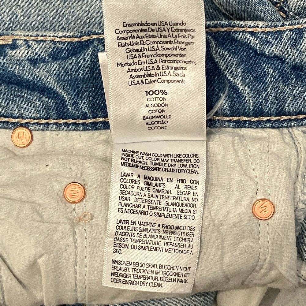 Other Other Mother Fan Girl Hover Frey Jeans Textile Jeans 11838-313 DUTY FREE for USA Size ONE SIZE - 8 Thumbnail