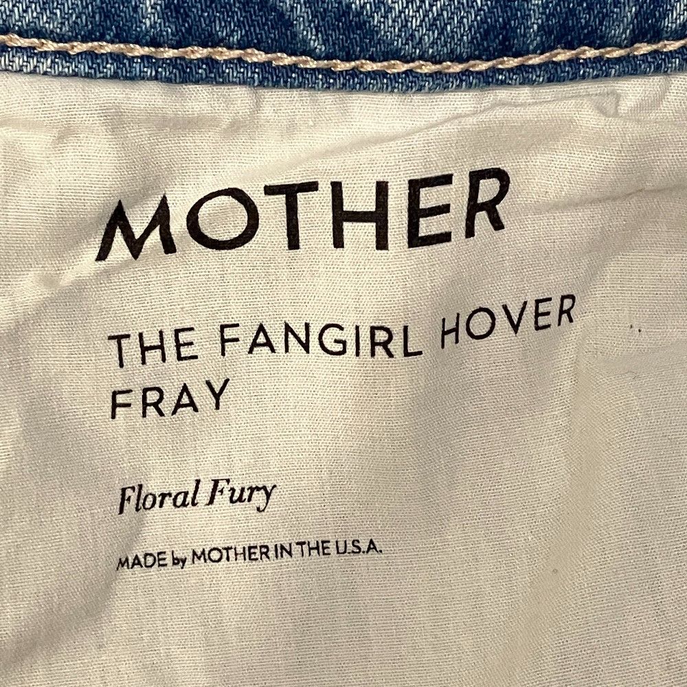 Other Other Mother Fan Girl Hover Frey Jeans Textile Jeans 11838-313 DUTY FREE for USA Size ONE SIZE - 10 Thumbnail
