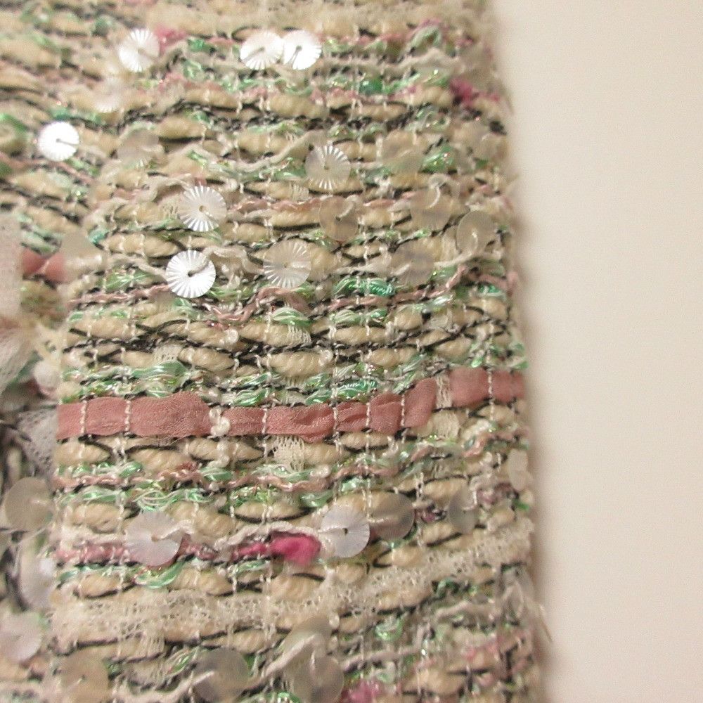 Other Other Rene Tweed Collarless Jacket Textile Outerwear DUTY FREE for USA Size ONE SIZE - 3 Thumbnail