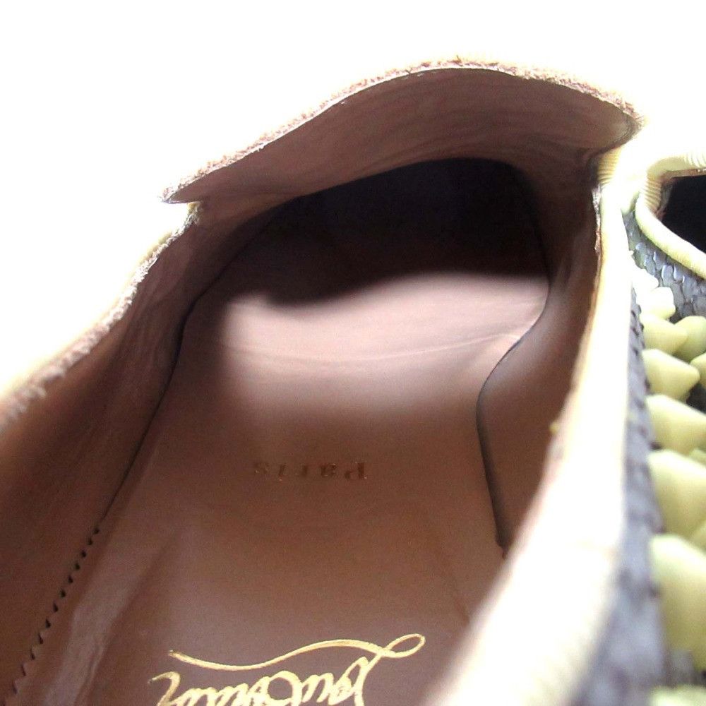 Christian Louboutin Christian Louboutin Christian Louboutin Rollerboy Spikes Slip-on Sneakers Leather Shoes DUTY FREE for USA Size ONE SIZE - 8 Thumbnail