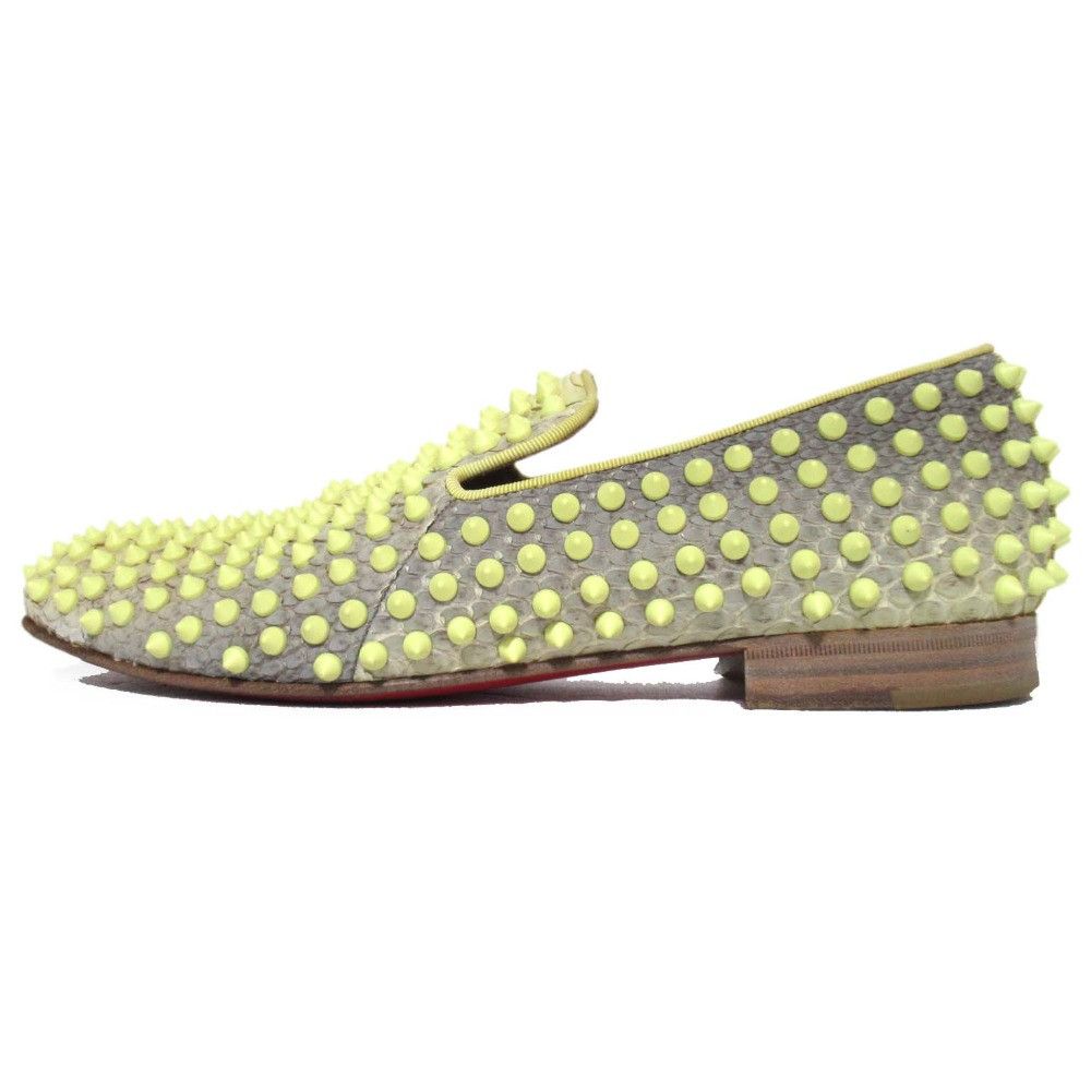 Christian Louboutin Christian Louboutin Christian Louboutin Rollerboy Spikes Slip-on Sneakers Leather Shoes DUTY FREE for USA Size ONE SIZE - 2 Thumbnail