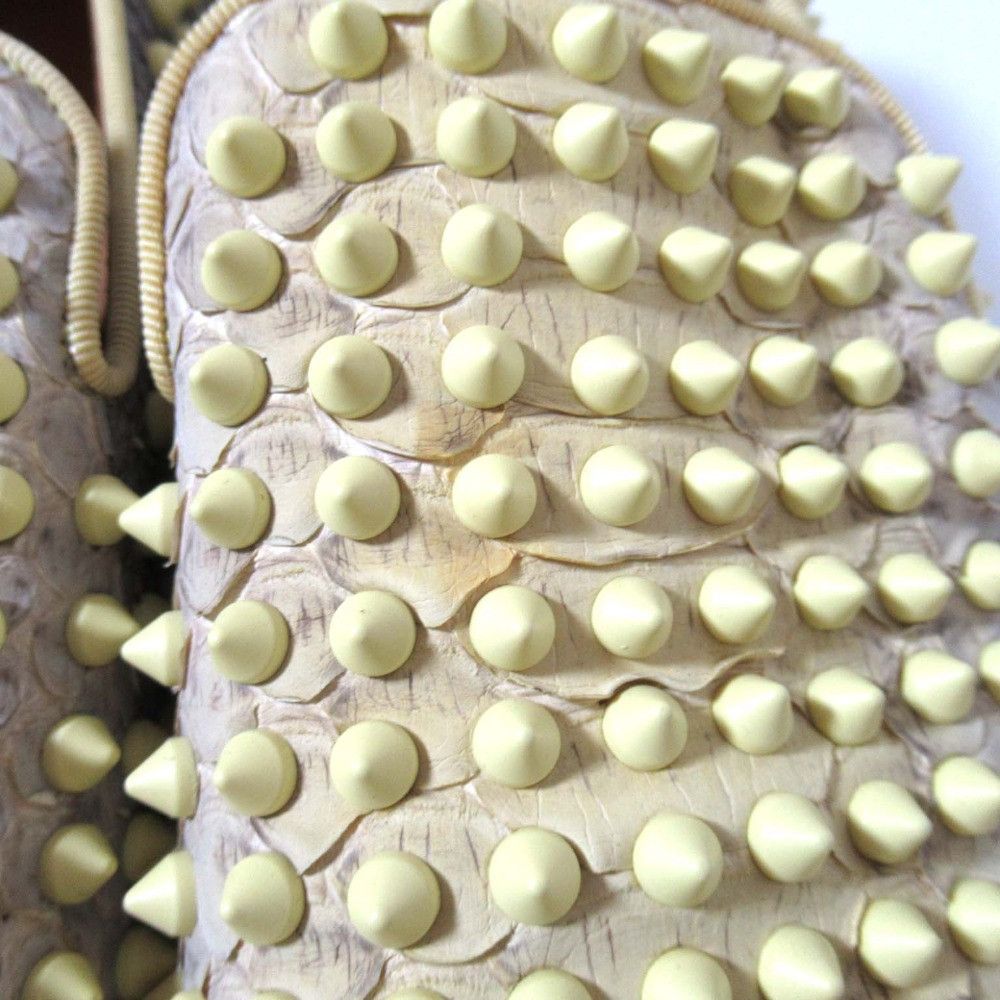 Christian Louboutin Christian Louboutin Christian Louboutin Rollerboy Spikes Slip-on Sneakers Leather Shoes DUTY FREE for USA Size ONE SIZE - 5 Thumbnail