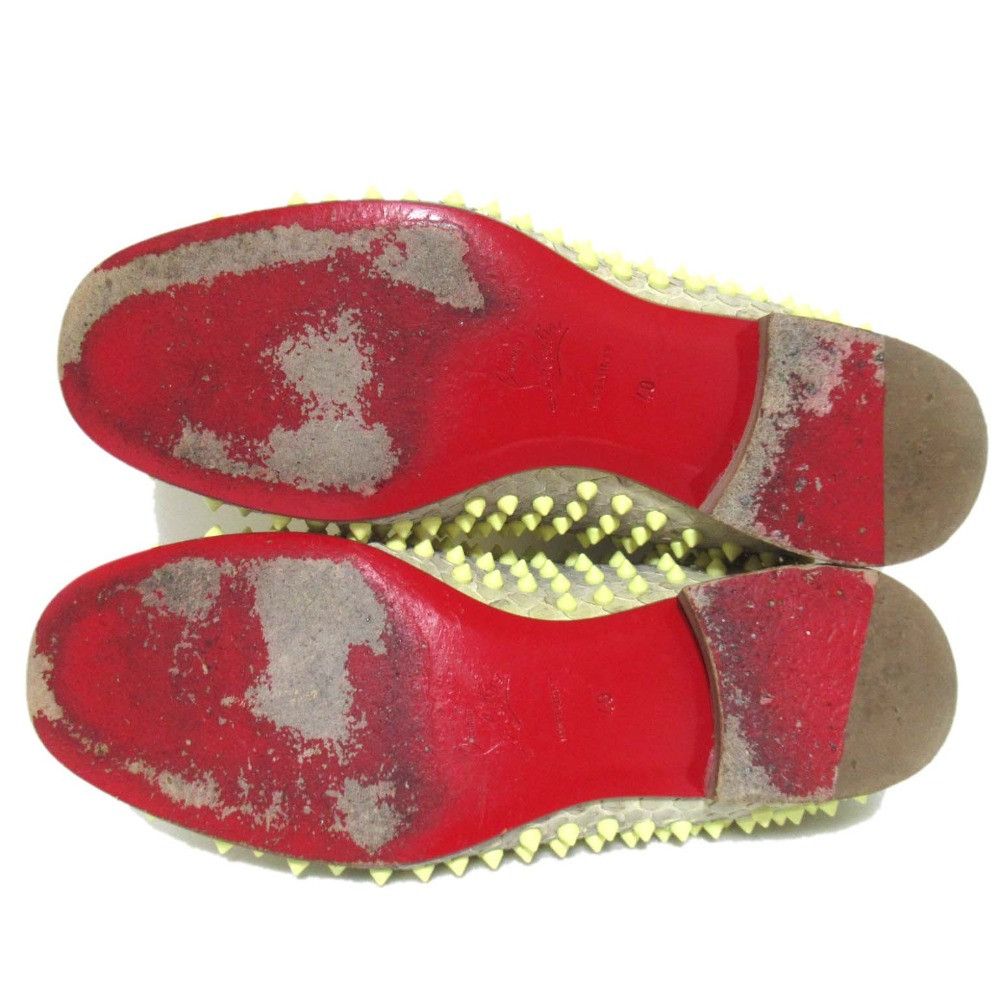 Christian Louboutin Christian Louboutin Christian Louboutin Rollerboy Spikes Slip-on Sneakers Leather Shoes DUTY FREE for USA Size ONE SIZE - 10 Thumbnail