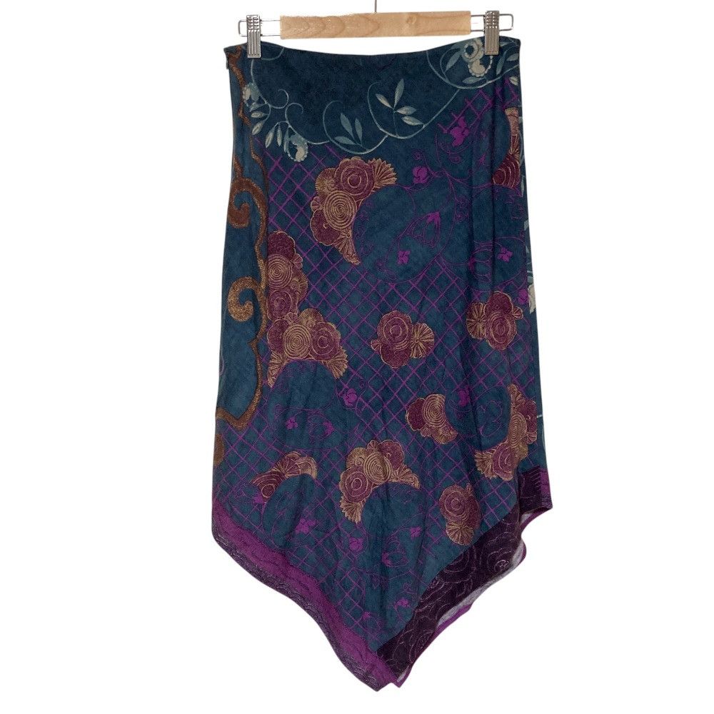 Etro Etro Etro Floral Print Wool Skirt Textile Skirts DUTY FREE for USA Size ONE SIZE - 2 Thumbnail