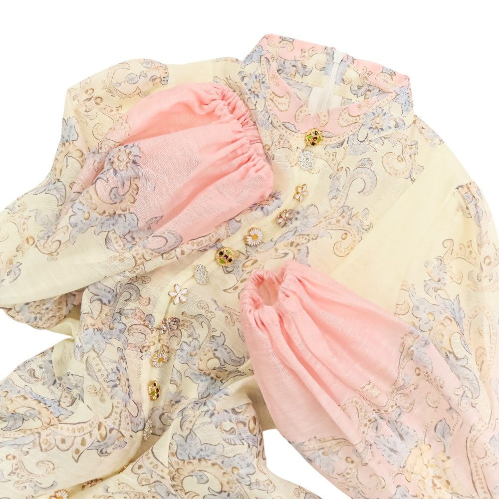 Other Other Miss Rosier Floral Print Shirt Dress Textile Dresses DUTY FREE for USA Size ONE SIZE - 8 Thumbnail