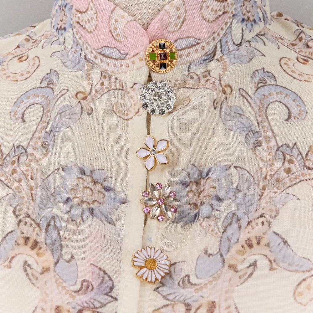 Other Other Miss Rosier Floral Print Shirt Dress Textile Dresses DUTY FREE for USA Size ONE SIZE - 5 Thumbnail