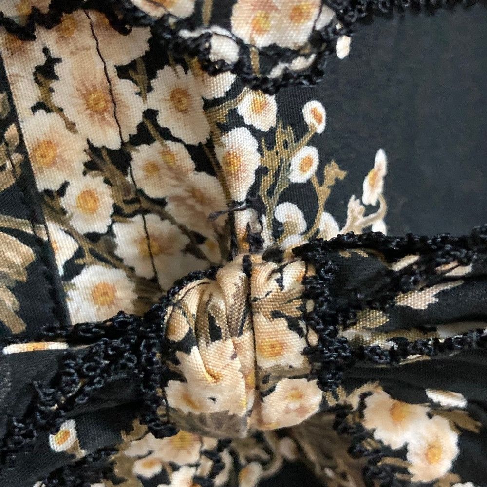 Other Other PINK HOUSE vintage flower print lace ribbon dress Textile Dresses DUTY FREE for USA Size ONE SIZE - 4 Thumbnail
