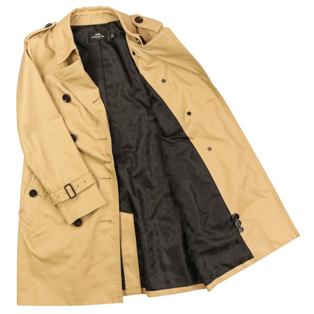 Coach Coach COACH Cotton Polyester Trench Coat Textile Outerwear f34025 DUTY FREE for USA Size ONE SIZE - 6 Thumbnail