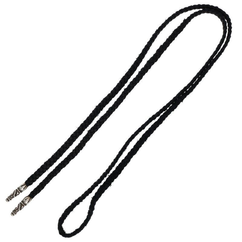 Chrome Hearts Chrome Hearts Leather scroll braid Silver (Silver 10.47g) Size ONE SIZE - 2 Thumbnail