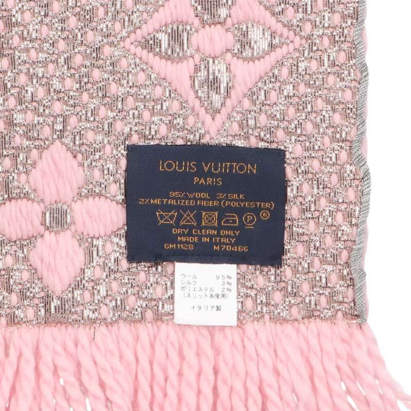 Louis Vuitton Louis Vuitton Logomania Scarf Pink Size ONE SIZE - 3 Thumbnail