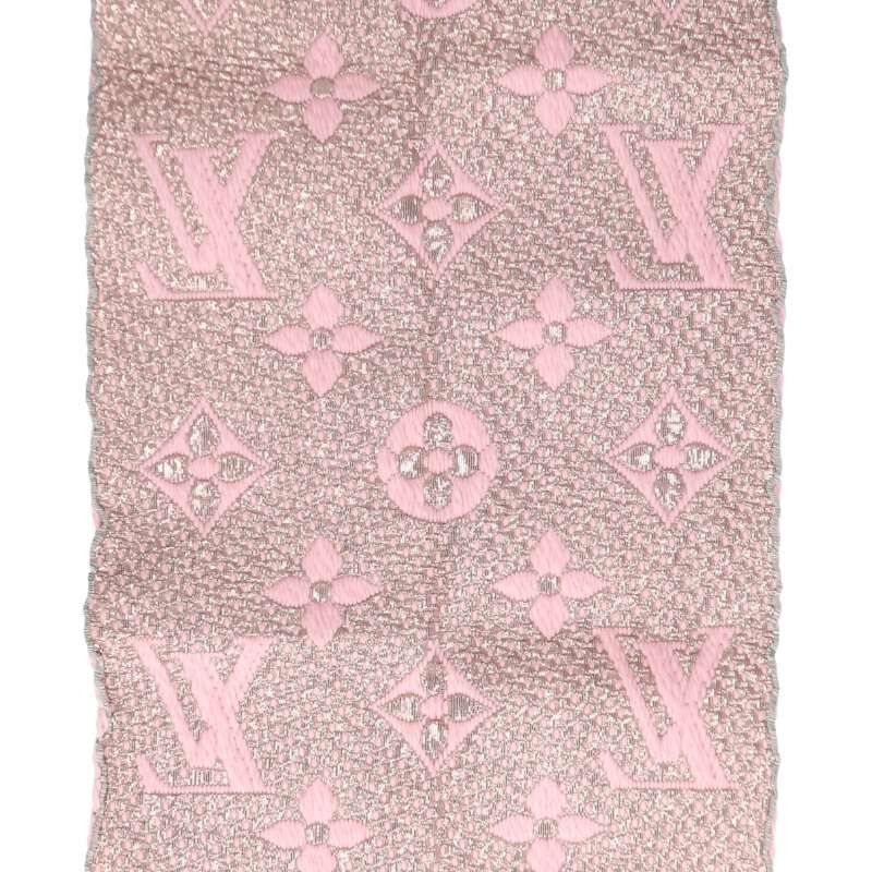 Louis Vuitton Louis Vuitton Logomania Scarf Pink Size ONE SIZE - 2 Thumbnail