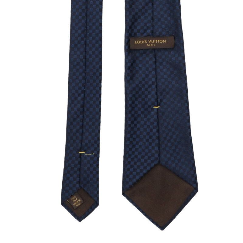 Louis Vuitton Louis Vuitton Micro Damier Tie Blue Size ONE SIZE - 2 Thumbnail