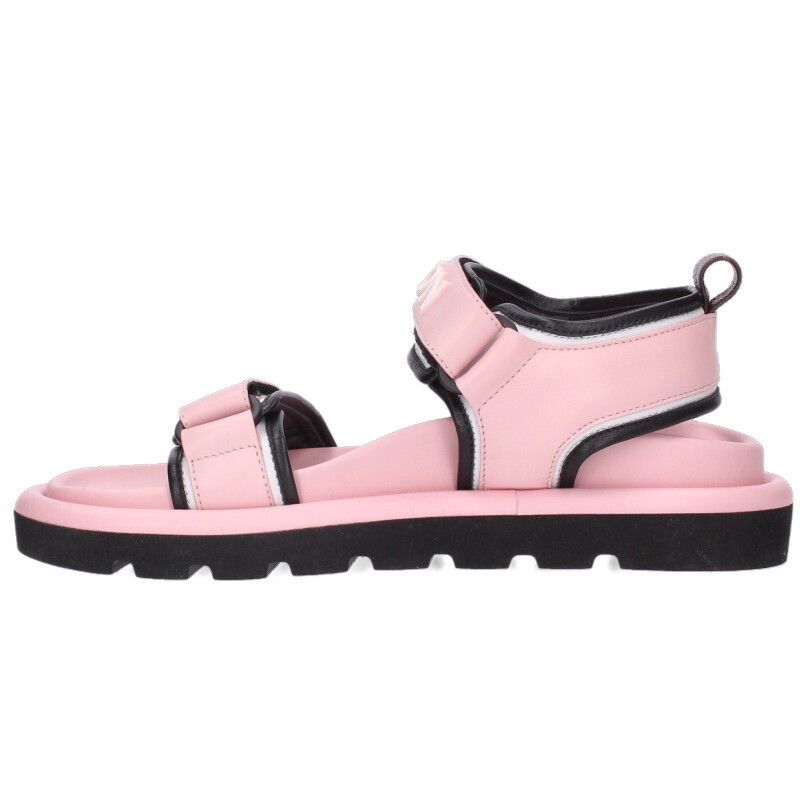 Louis Vuitton Louis Vuitton Logo Sandals Pink x Black Size 38 Size US 5.5 / EU 38 - 5 Thumbnail