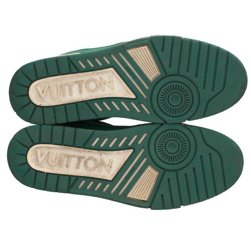 Louis Vuitton Louis Vuitton LV Sneakers White x Green Size 8.5 Size US 8.5 / EU 41-42 - 3 Thumbnail