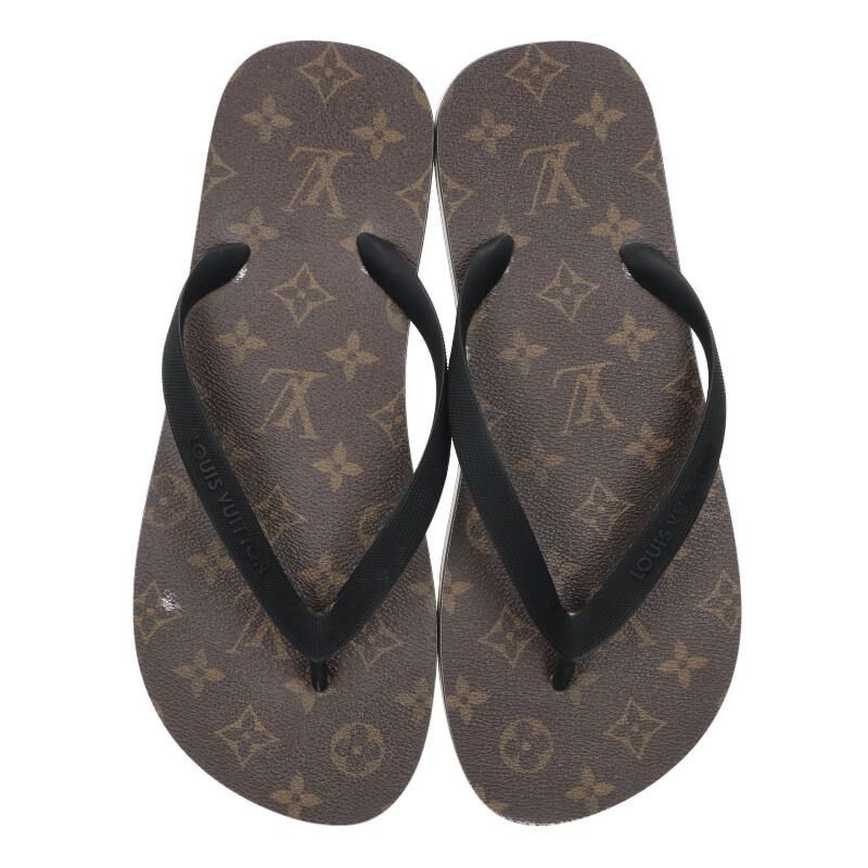 Louis Vuitton Louis Vuitton Sandals Brown x Black Size 8 Size US 8 / EU 41 - 4 Thumbnail