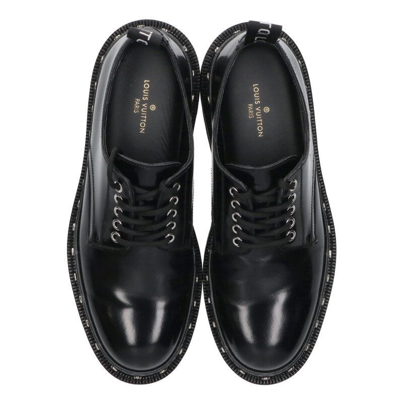 Louis Vuitton Louis Vuitton Stud Shoes Black x Silver Size 7 Size US 7 / EU 40 - 4 Thumbnail