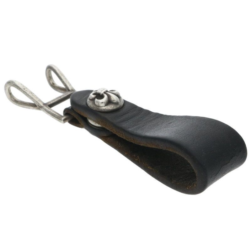 Chrome Hearts Chrome Hearts Flare Leather Belt Loop Black x Silver Multi Size ONE SIZE - 4 Thumbnail