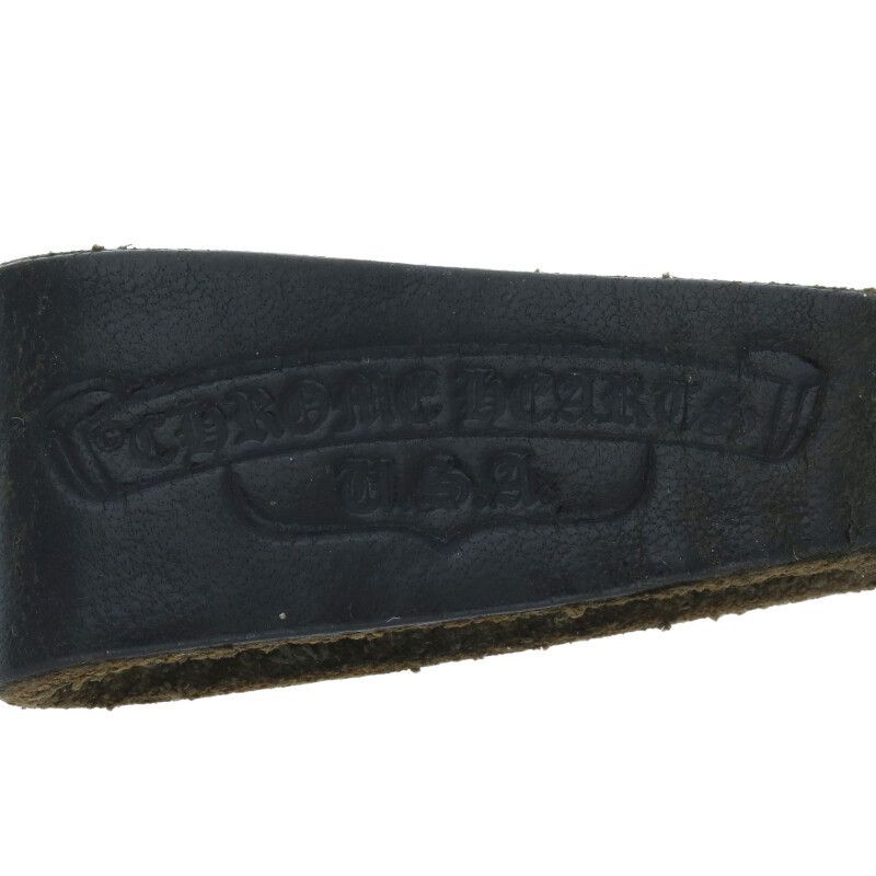 Chrome Hearts Chrome Hearts Leather Belt Loop Black x Silver Size ONE SIZE - 3 Thumbnail