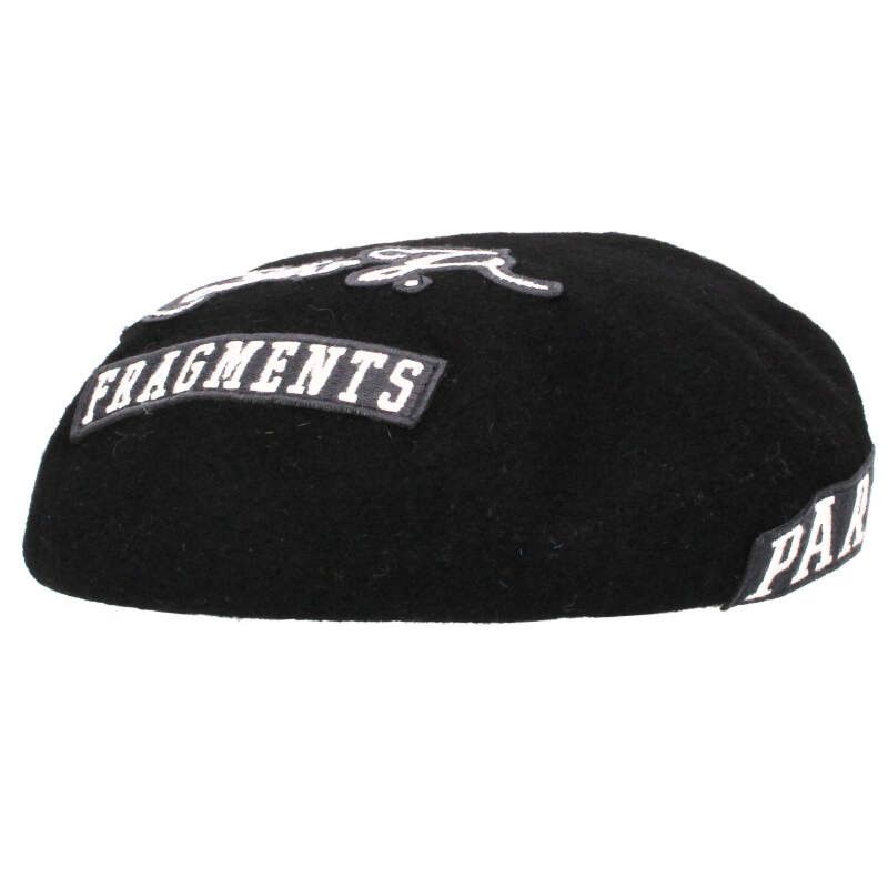 Louis Vuitton Louis Vuitton x Fragment Design PASRIS TOKYO Patchwork Hat Black Size TU Size ONE SIZE - 2 Thumbnail