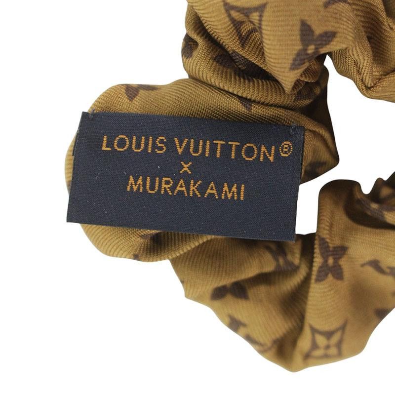 Louis Vuitton Louis Vuitton x MURAKAMITAKASHI M Cherry Blossom Monogram Scrunchie Size ONE SIZE - 2 Thumbnail