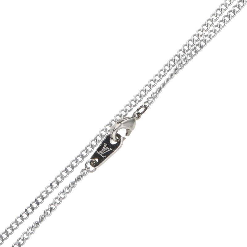 Louis Vuitton Louis Vuitton Necklace Silver x Black Size ONE SIZE - 5 Thumbnail