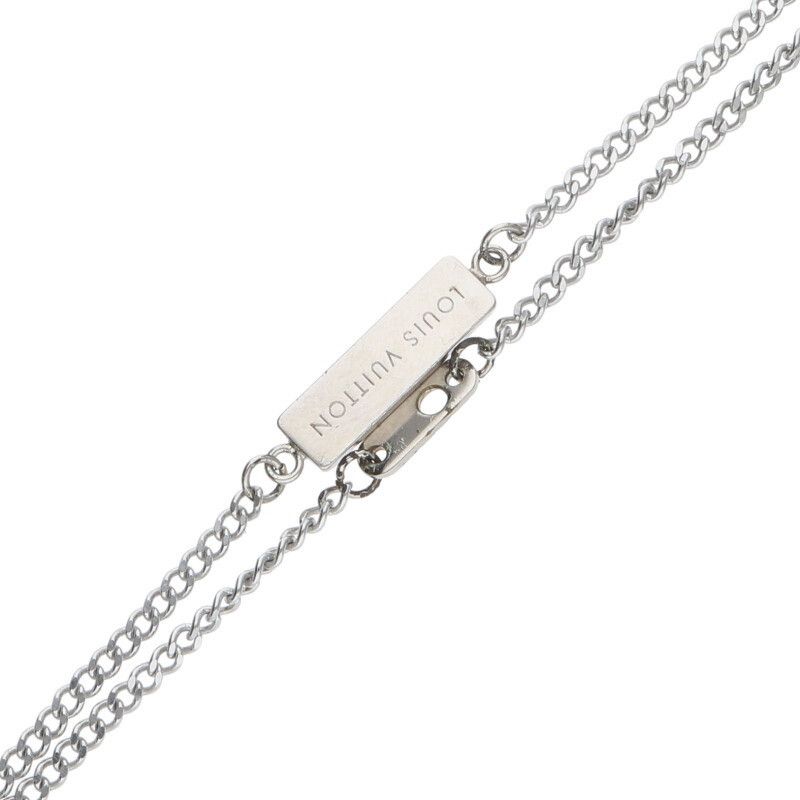 Louis Vuitton Louis Vuitton Necklace Silver x Black Size ONE SIZE - 4 Thumbnail
