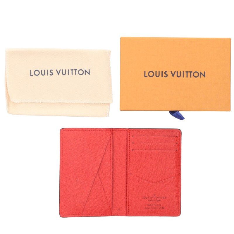 Louis Vuitton Louis Vuitton Organizer Brown x Blue Size ONE SIZE - 3 Thumbnail