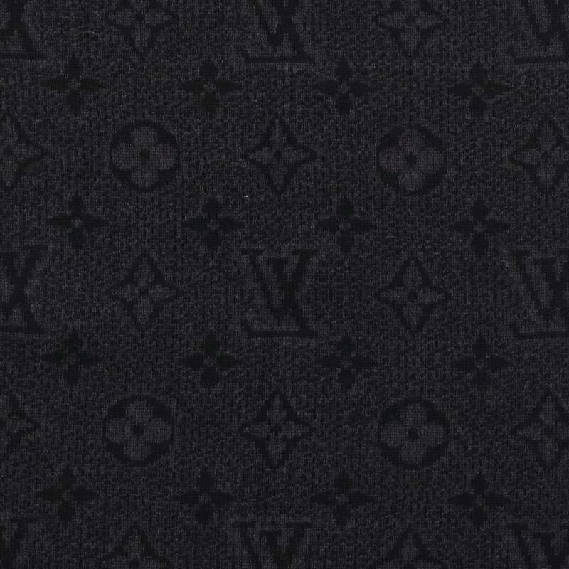 Louis Vuitton Louis Vuitton Scarf Black x Blue Size ONE SIZE - 2 Thumbnail