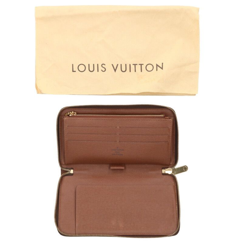Louis Vuitton Louis Vuitton Zippy Organizer Brown x Gold Size ONE SIZE - 3 Thumbnail