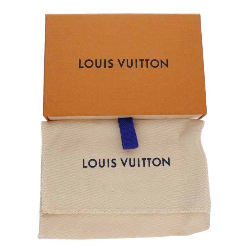 Louis Vuitton Louis Vuitton Leather Bangle Black x Gold (Silver 7.85g) Size ONE SIZE - 5 Thumbnail