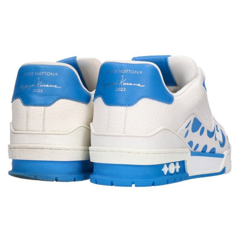 Louis Vuitton Louis Vuitton LV Sneakers Blue x White Size 8.5 Size US 8.5 / EU 41-42 - 2 Thumbnail