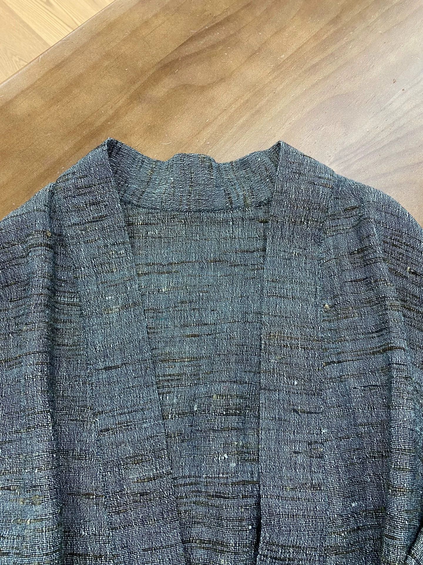 Other Ancient Dyed Tussah Silk Handmade Coat Size M / US 6-8 / IT 42-44 - 3 Thumbnail