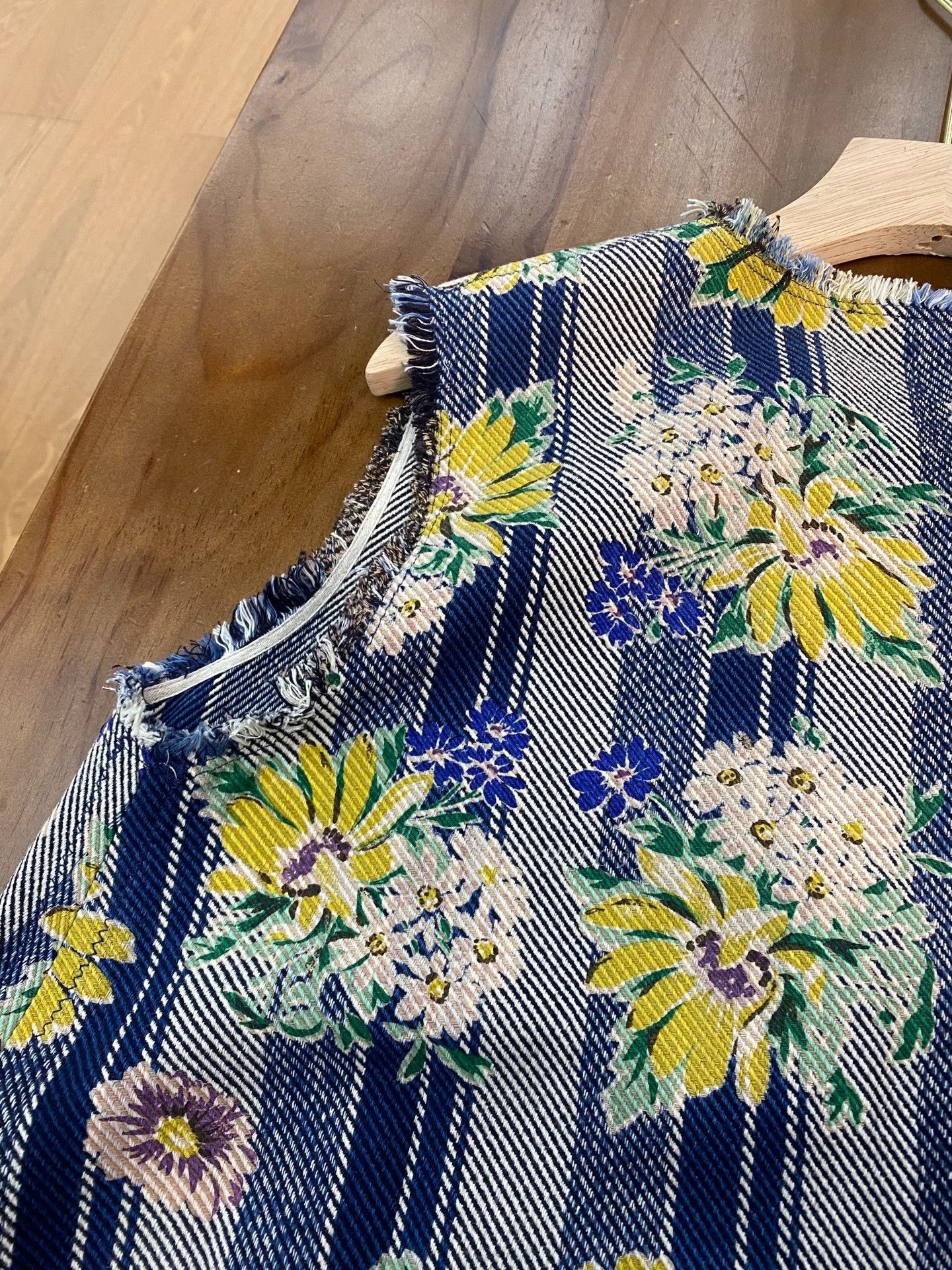45rpm Floral Denim Sleeveless Dress Size M / US 6-8 / IT 42-44 - 5 Thumbnail