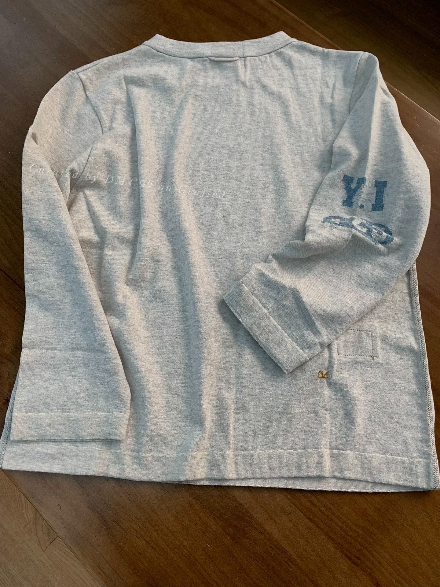 45rpm 45R Japan-Made Cotton Logo Crew T-Shirt Size XL / US 12-14 / IT 48-50 - 3 Thumbnail