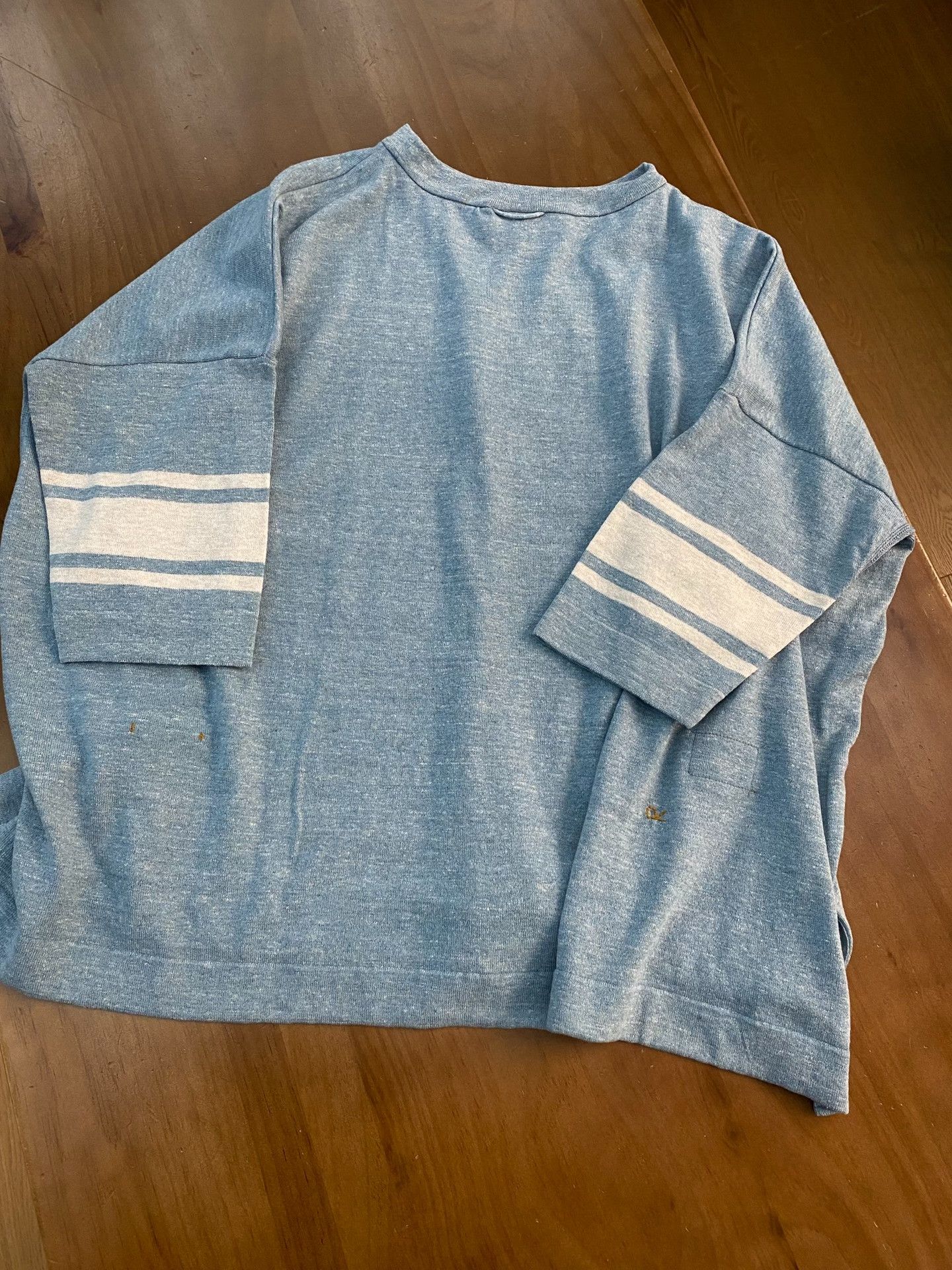 45rpm 45R Blue Drop-Shoulder Loose T-shirt Size US M / EU 48-50 / 2 - 3 Thumbnail