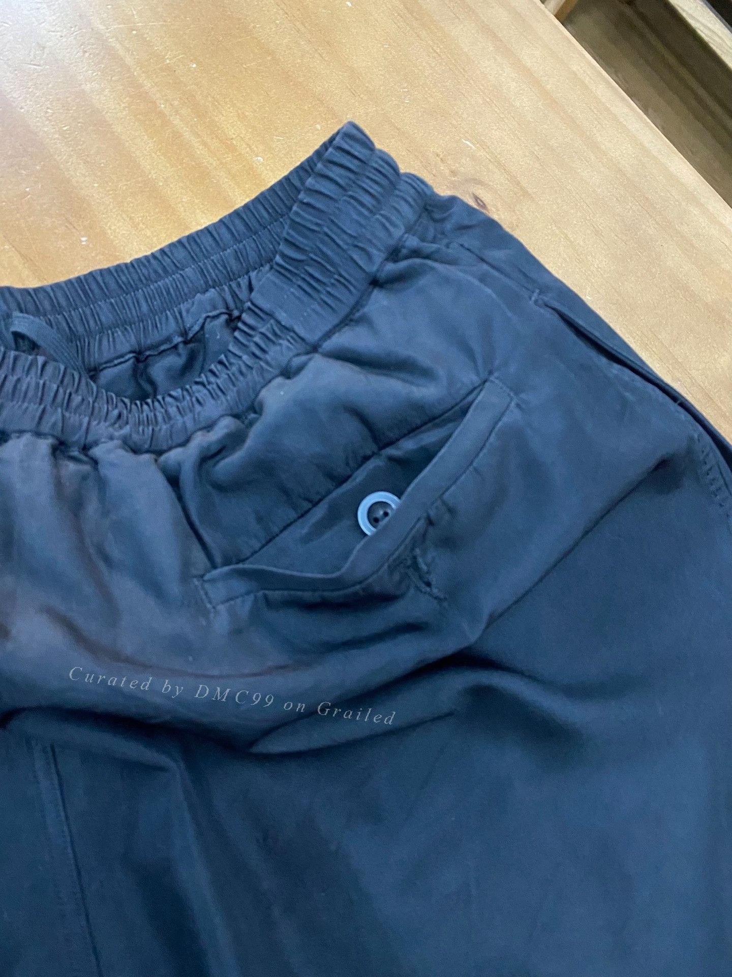 KAVU Kaval Navy Silk Trousers S Size Size 24" / US 00 / IT 34 - 4 Thumbnail