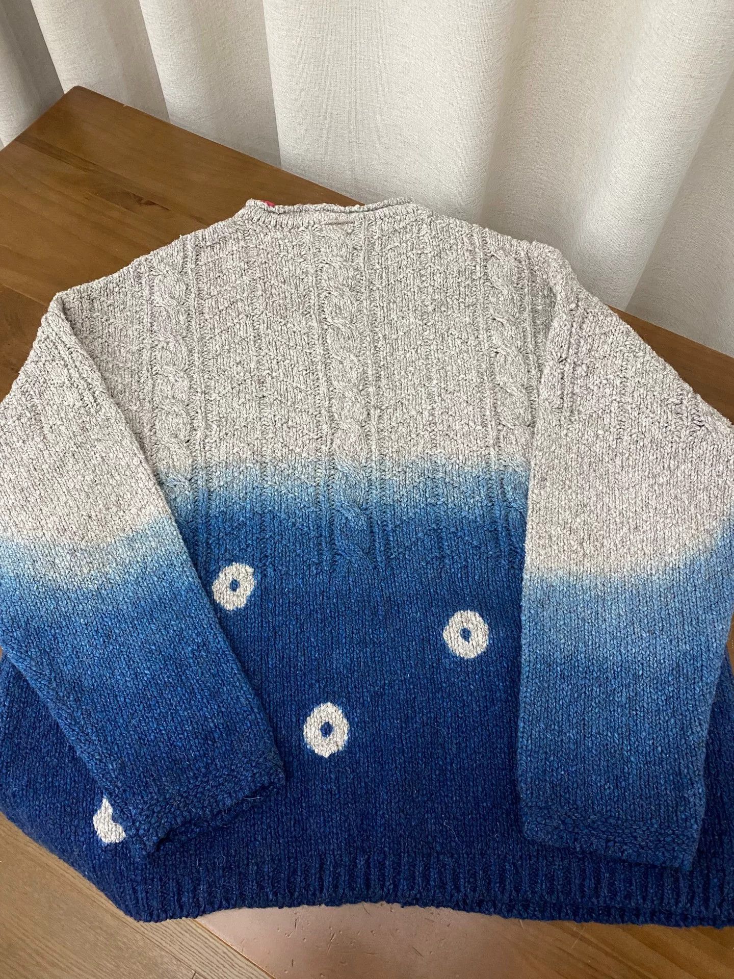 45rpm 45R Gradient Blue Sweater Size US M / EU 48-50 / 2 - 3 Thumbnail