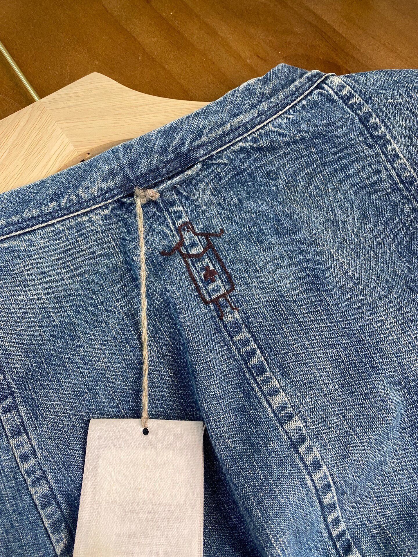 45rpm 45R Denim Long Dress Size M / US 6-8 / IT 42-44 - 7 Thumbnail