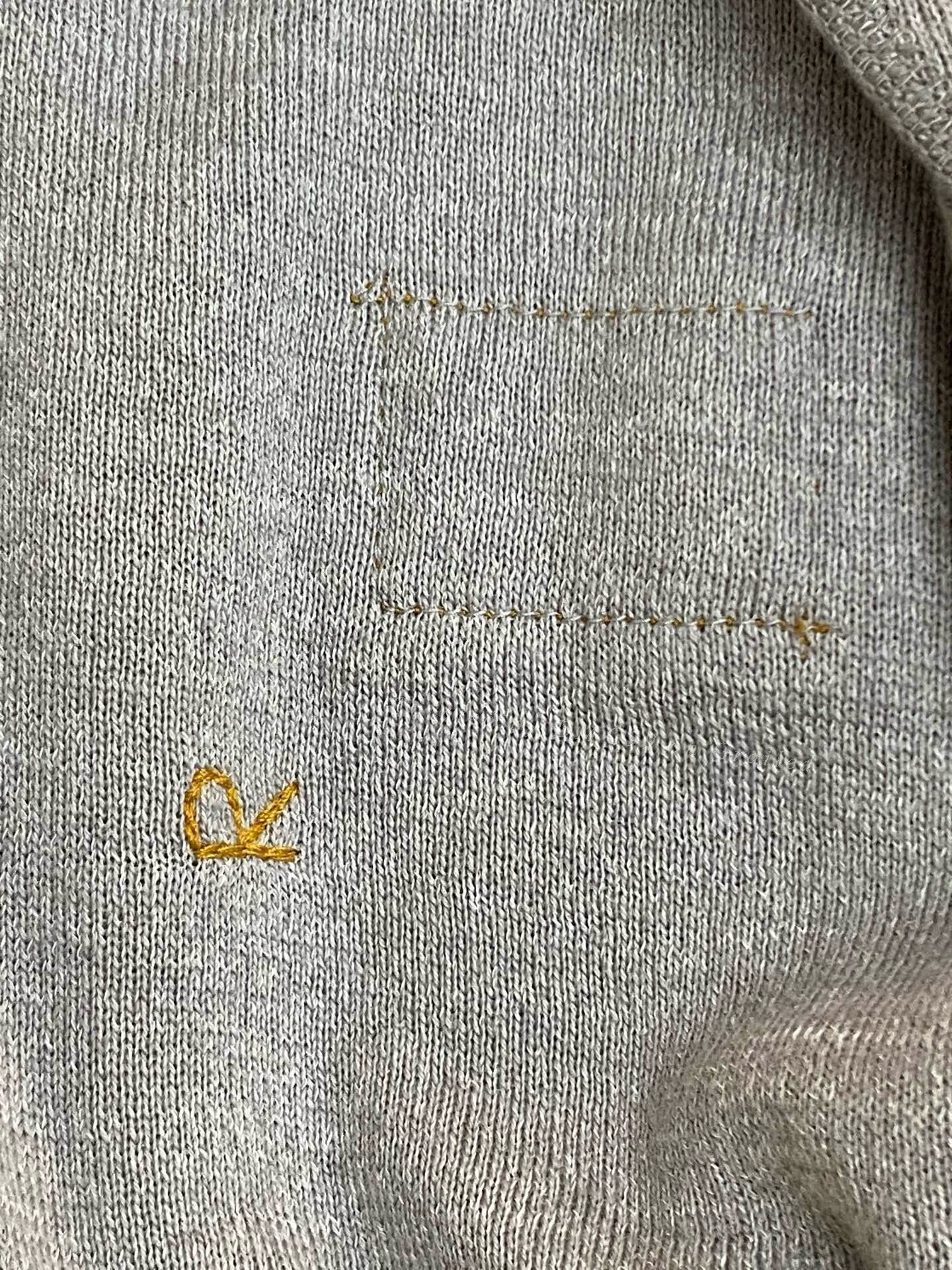 45rpm 45R Gray College Hoodie Pullover Size US L / EU 52-54 / 3 - 6 Thumbnail