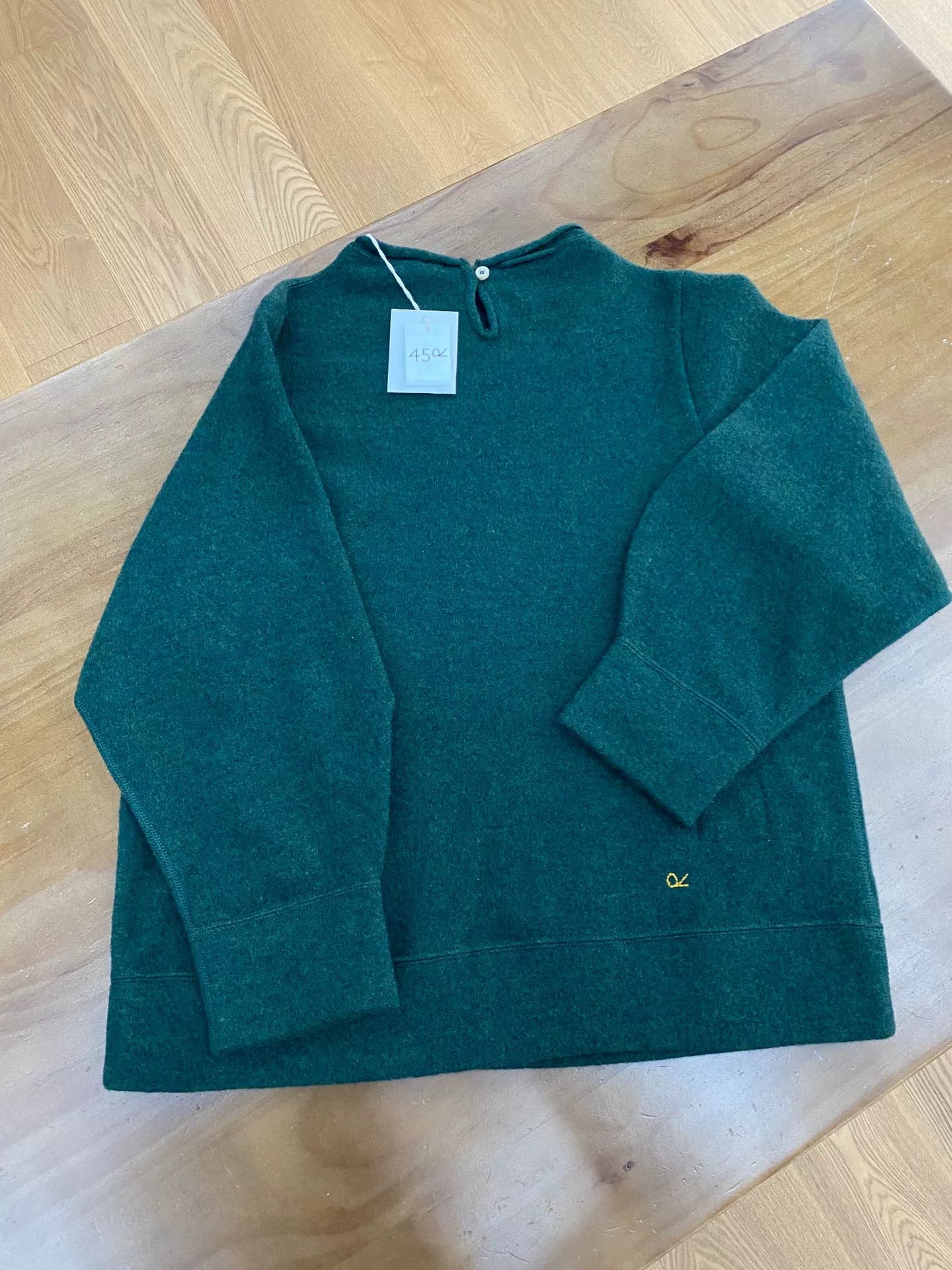 45rpm 45R Women's Wool Knit Pullover Size M / US 6-8 / IT 42-44 - 2 Thumbnail